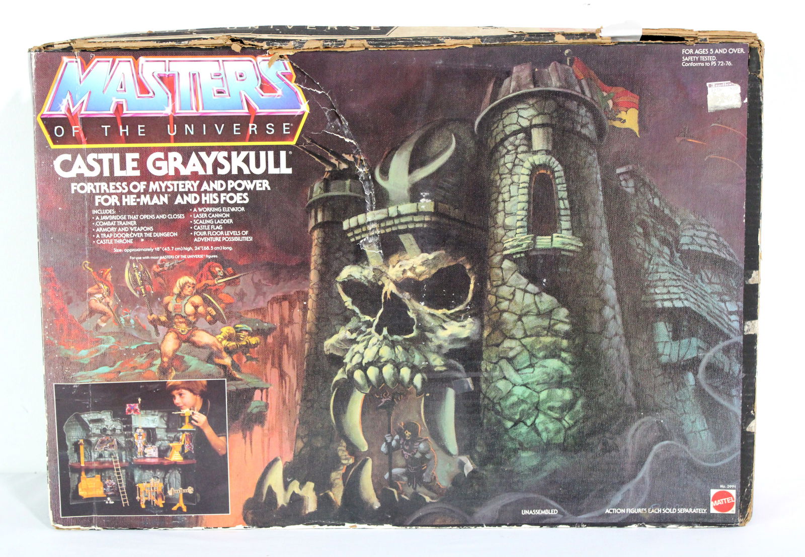 Mattel Masters of the Universe He-Man Castle Grayskull Toy in Box: This item requires third-party shipping or pickup arrangements to be made.
