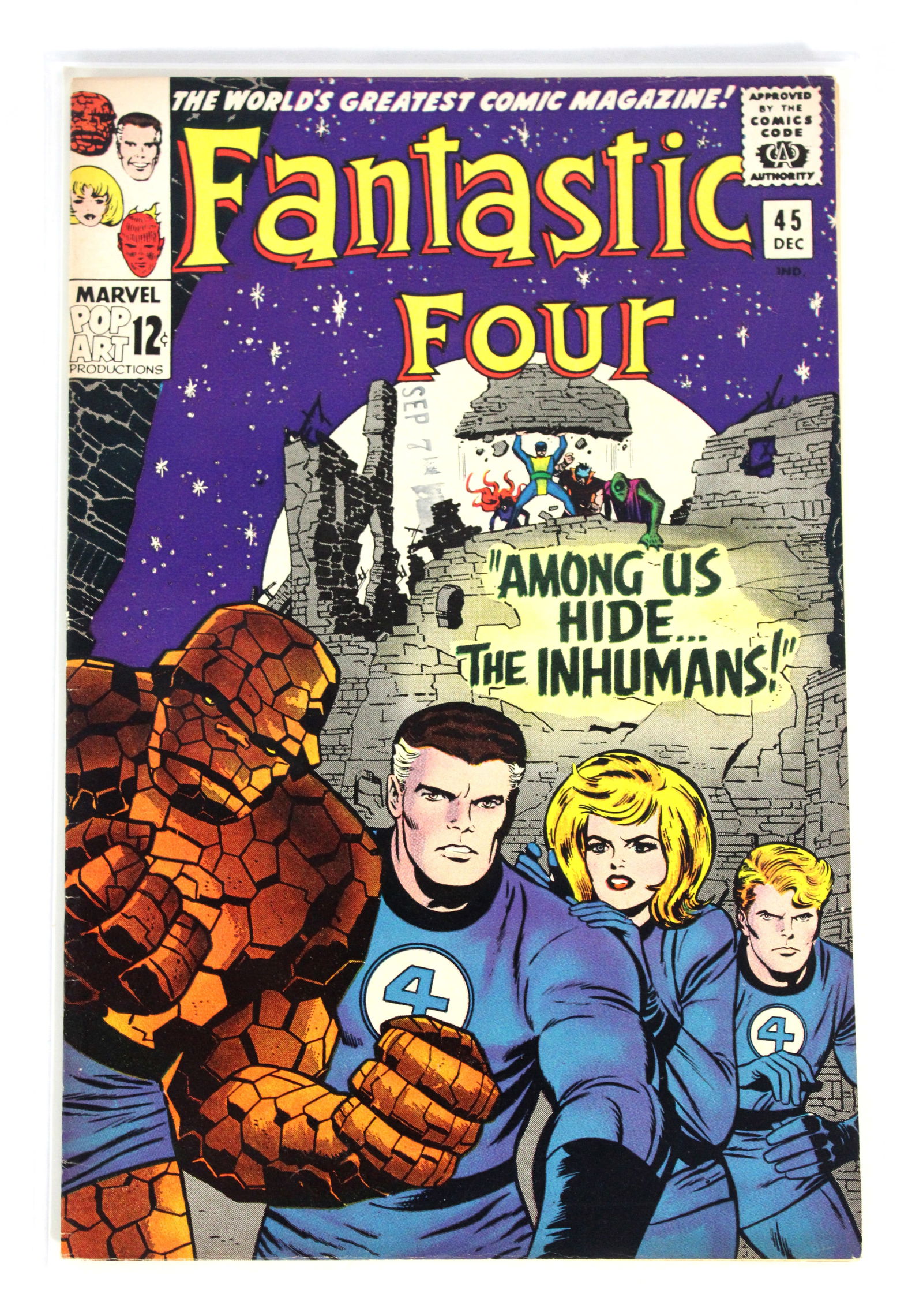Marvel Comics Fantastic Four Issue 45: Bagged and boarded. In-house shipping available.
