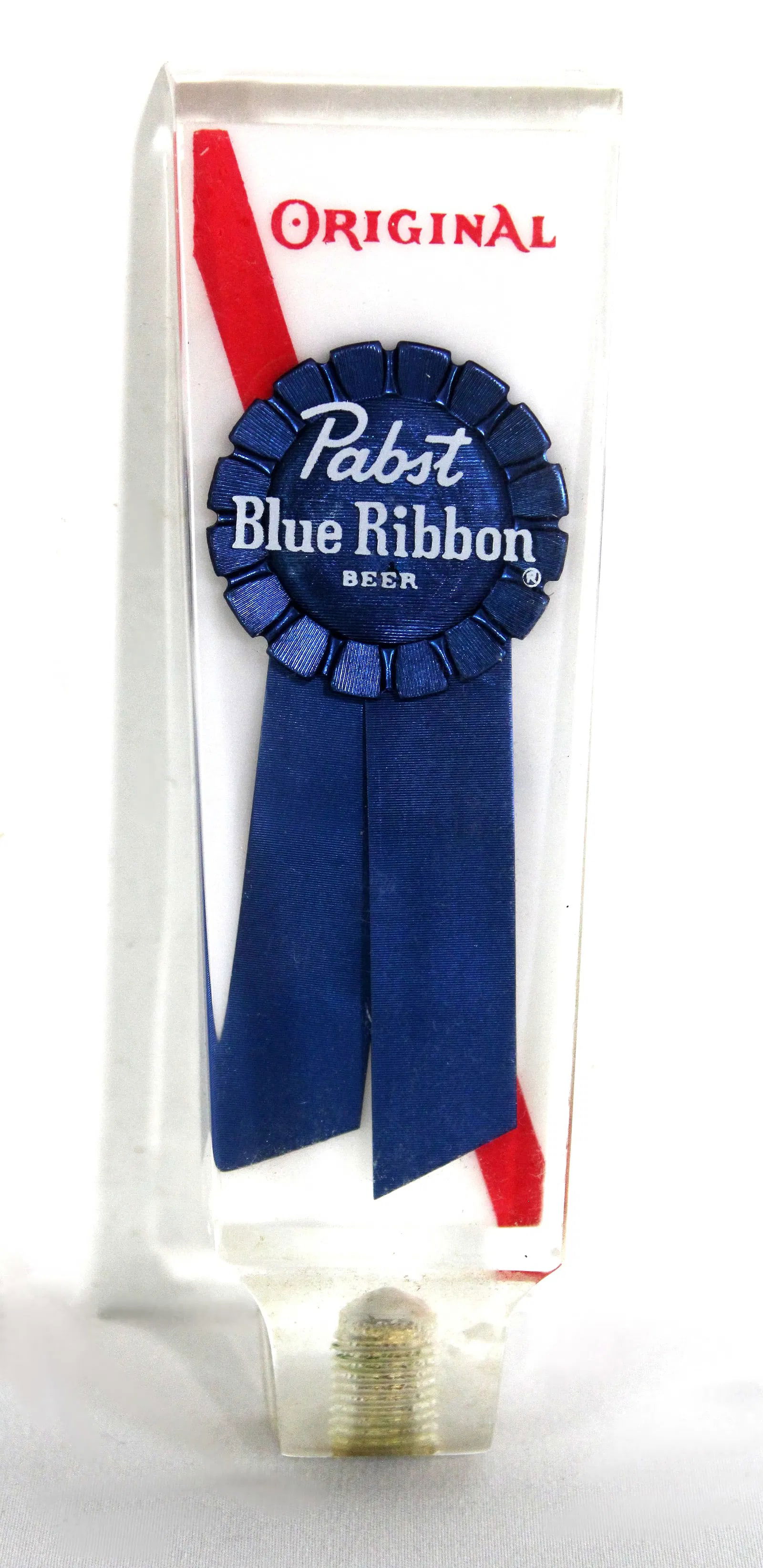 PBR Pabst Blue Ribbon Lucite Tap Handle: In-house shipping available.