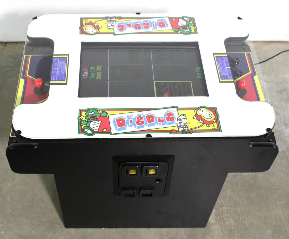 Atari Dig Dug Themed 60-1 Multicade Cocktail Arcade Game, New Build (1 of 4)