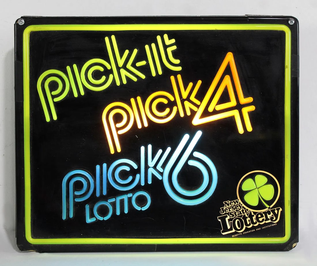 New Jersey Lottery Light Up: Working. This item requires third-party shipping or pickup arrangements to be made. Dimensions: 15 x 18 x 5