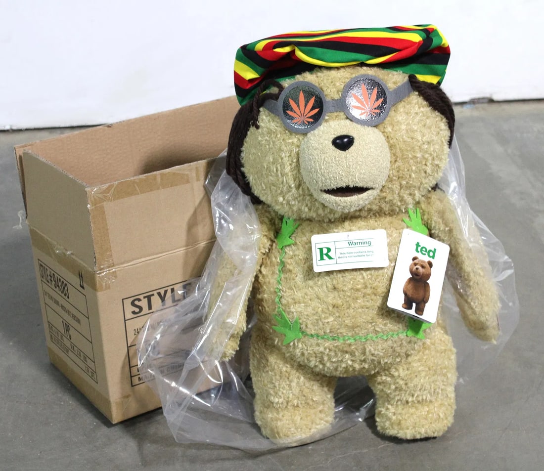 NIB 24" Ted Movie Doll Rastafarian: In-house shipping available.