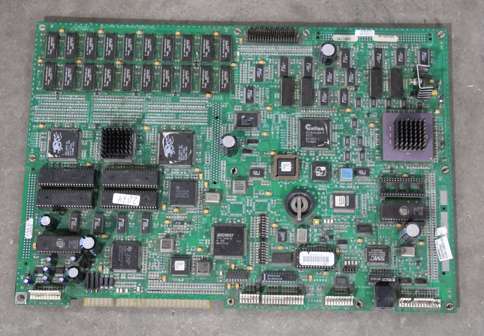 Rush the Rock Arcade Game Board: Untested. In-house shipping available.