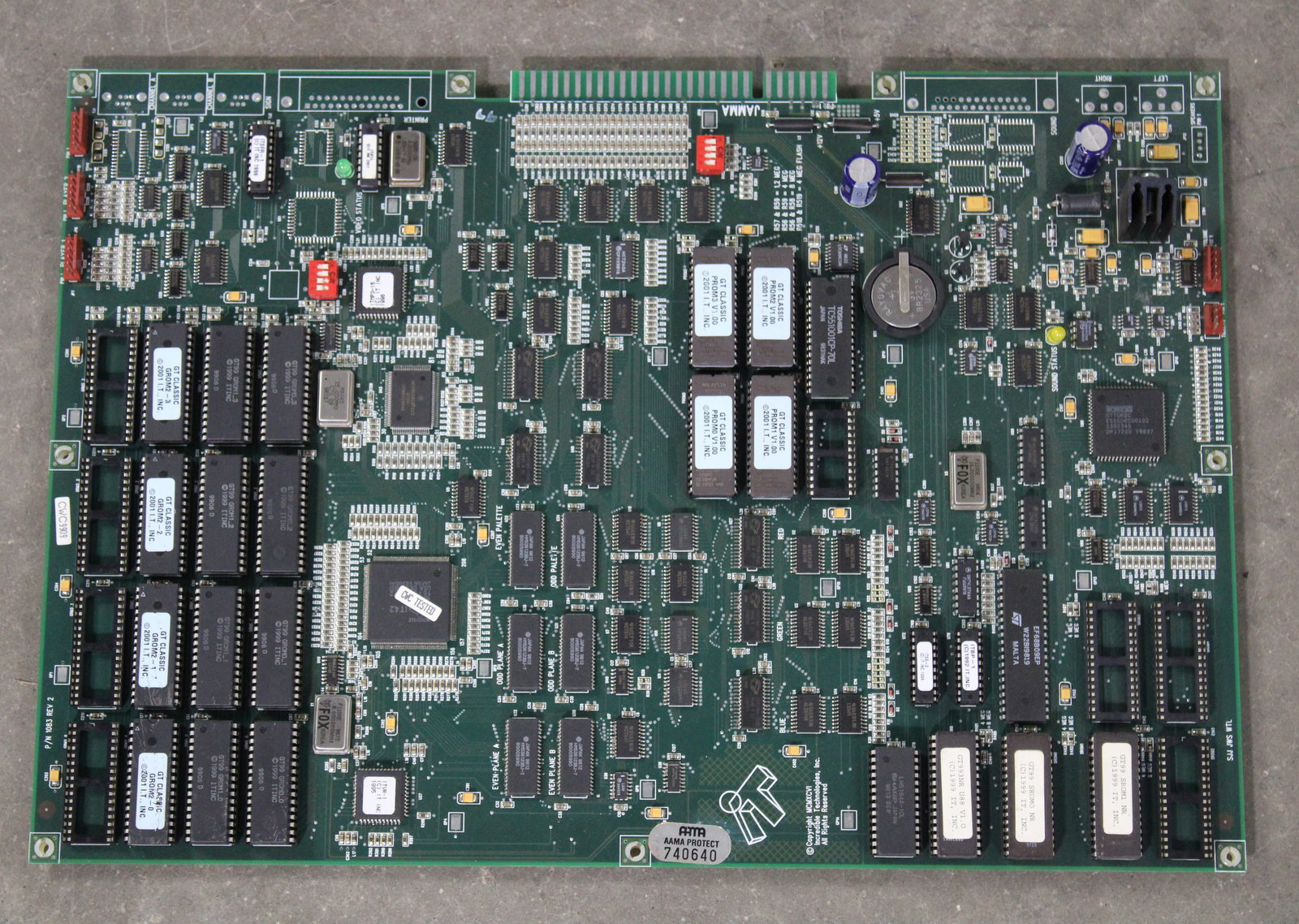 Golden Tee Classic Arcade Game Board: Untested. In-house shipping available.