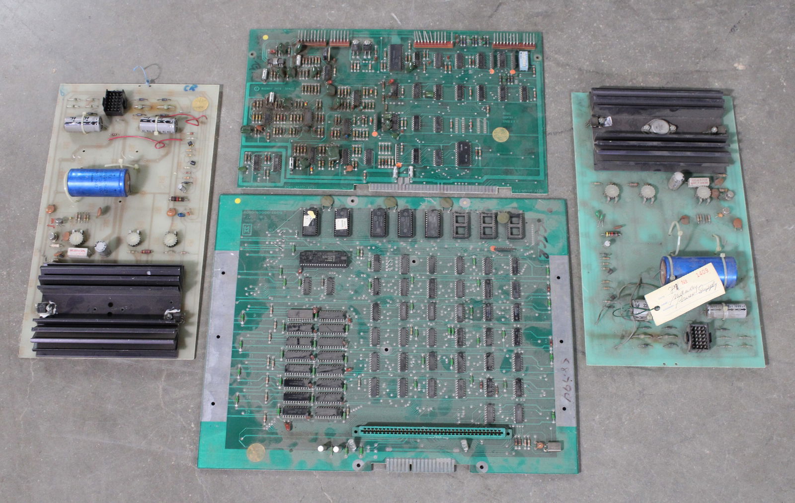 Bally Midway Space Invaders Arcade Game Board and Power Supplies: Untested. In-house shipping available.
