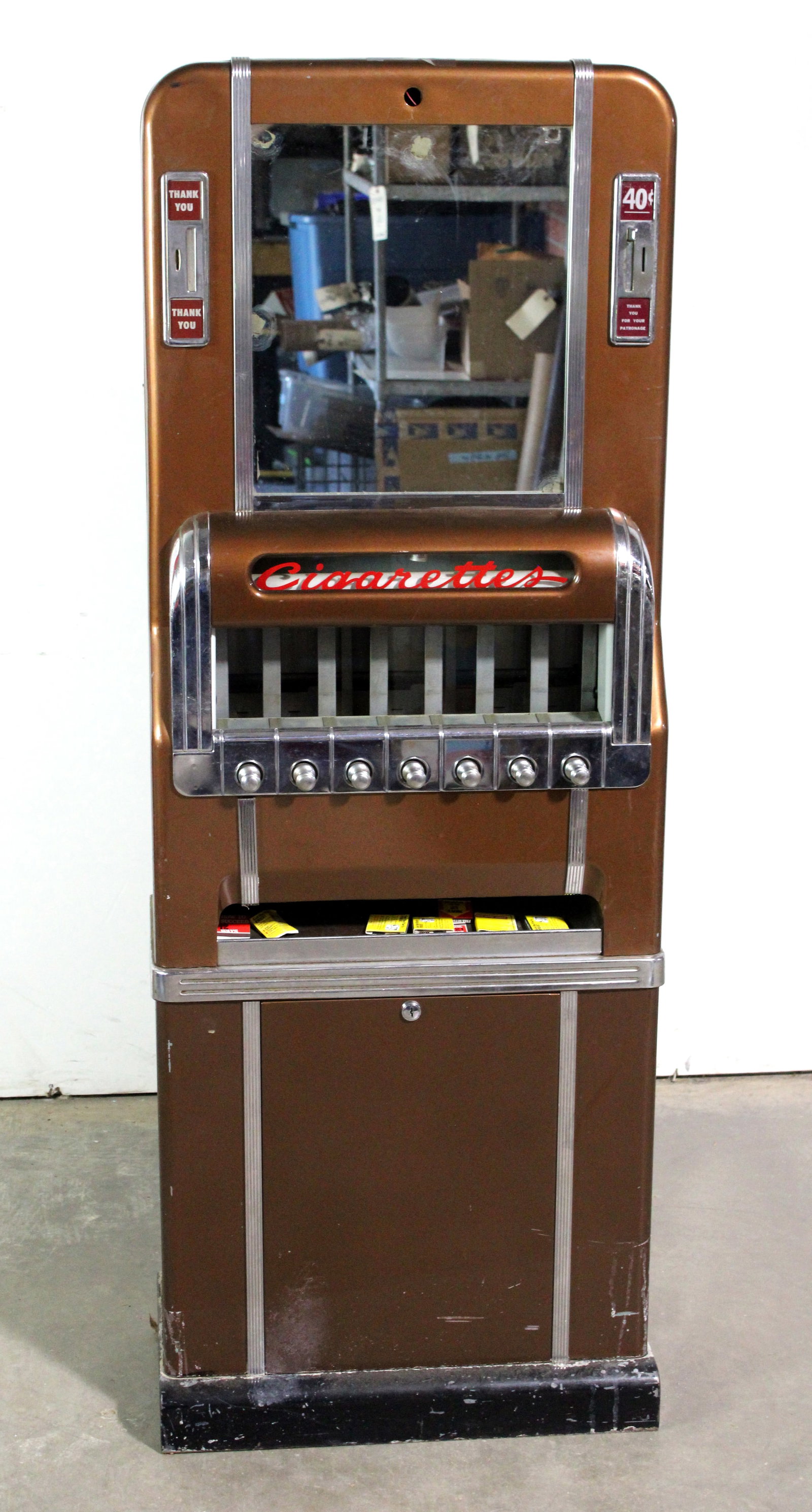Art Deco Coin Op Cigarette Machine (1 of 4)