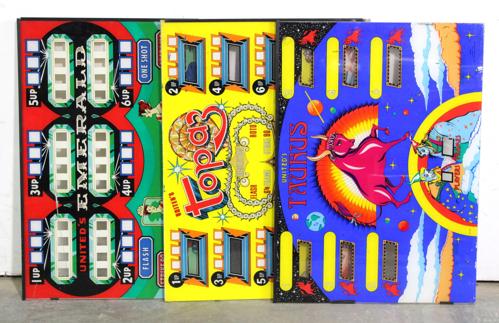 United Shuffle Alley Marquees incl. Taurus and Topaz: Total of 3. This item requires third-party shipping or pickup arrangements to be made.