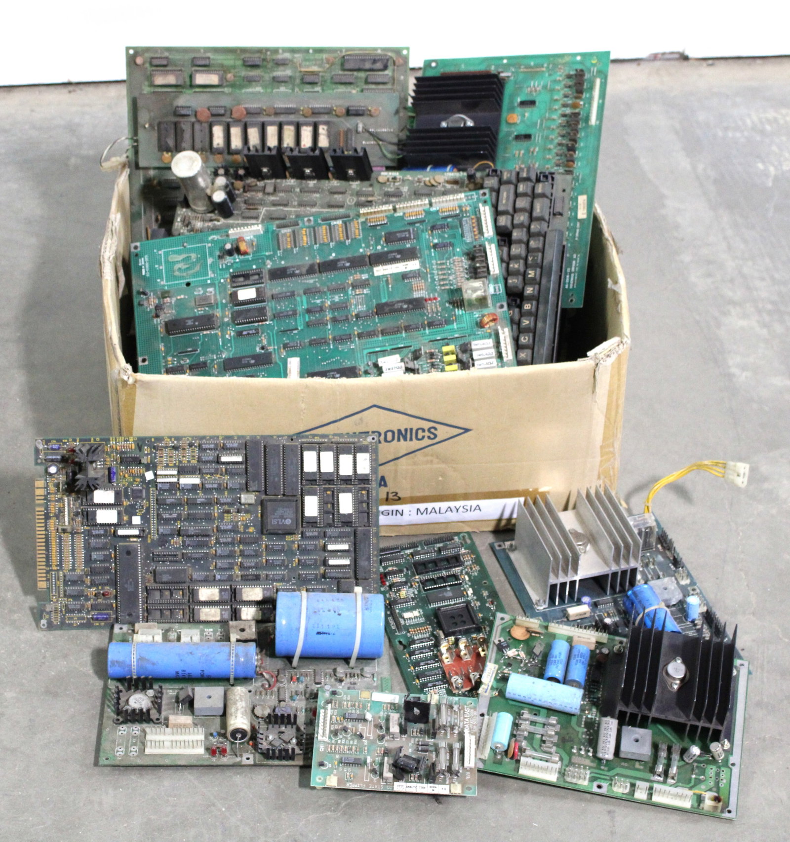 Assorted Pinball and Arcade Game Boards: Untested. Varying Conditions. In-house shipping available.