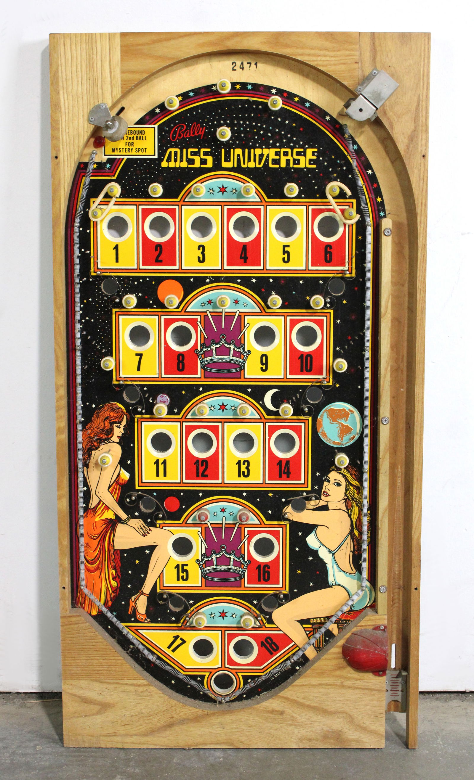 NOS Bally Miss Universe Bingo Playfield (1 of 1)