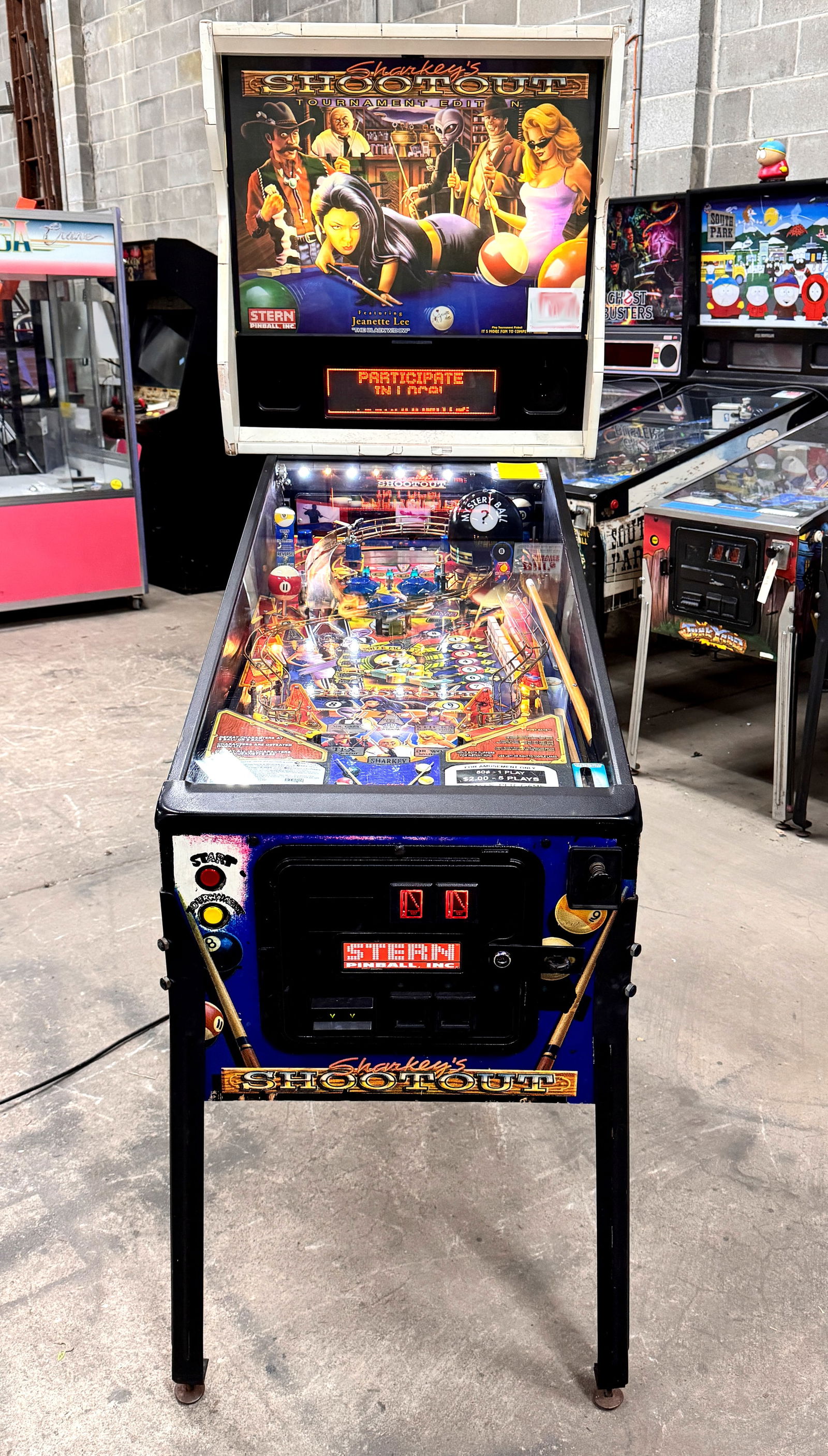 Stern Sharkey's Shootout Pinball Machine (1 of 6)