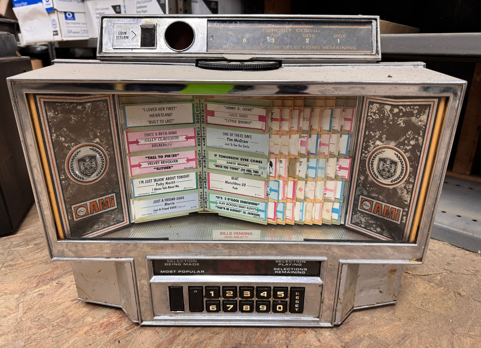 Rowe AMI Coin Op Wallbox, Lot 2 (1 of 1)