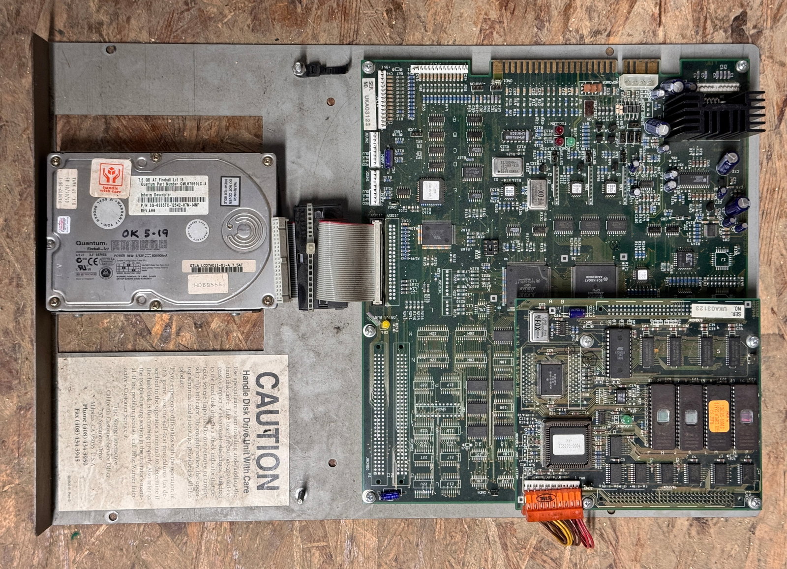 Atari Area 51 Board Set with Hard Drive (1 of 1)