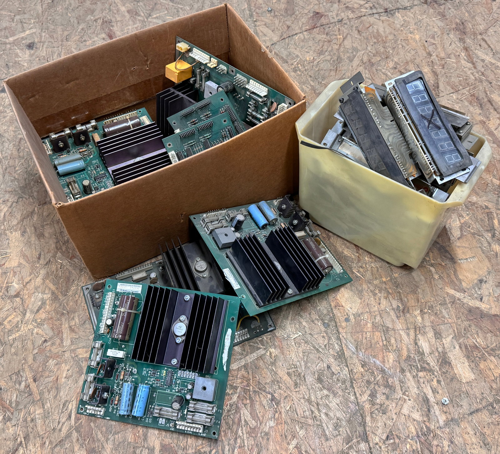 Williams Pinball Power Supply Boards and Displays (1 of 3)