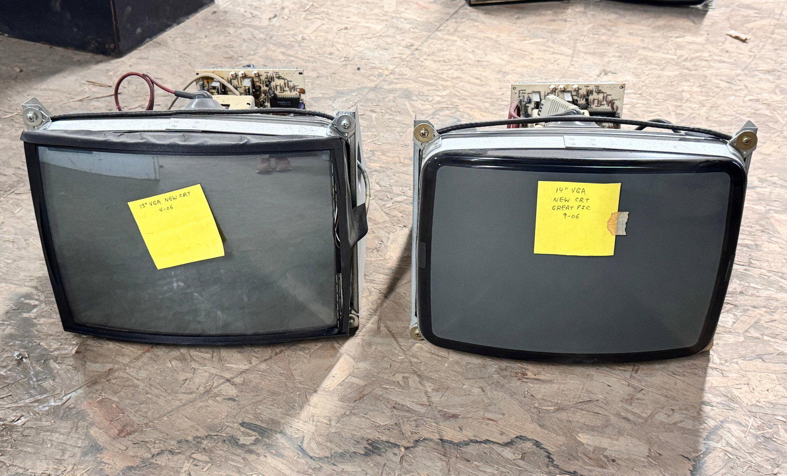 13" VGA Arcade Game Monitors: ***This is a remote auction in Sewell, New Jersey. Pickup or third-party shipping is required on this item. A list of suggested shippers can be found in the terms of this auction and on our website. P