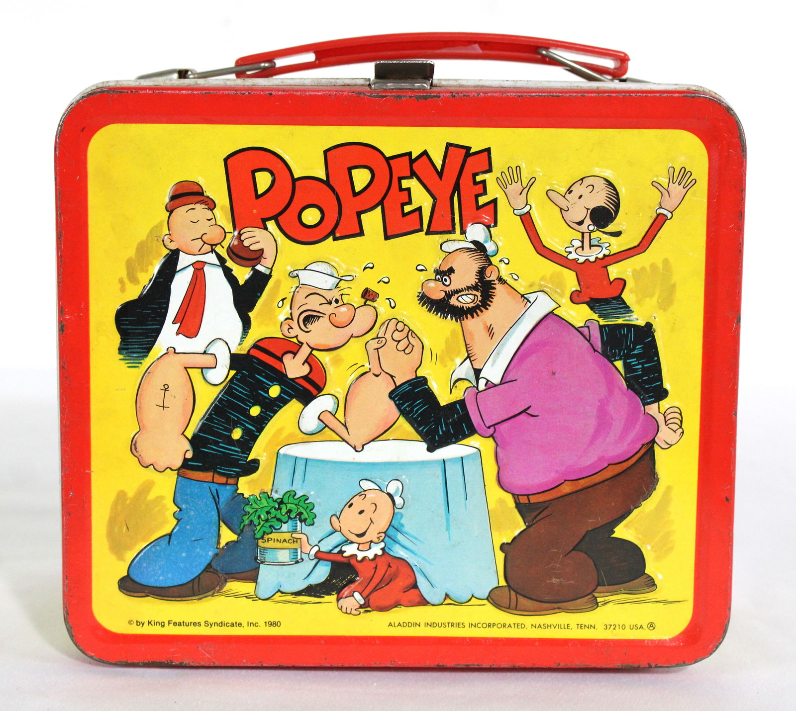 Aladdin Popeye Tin Lunchbox (1 of 3)