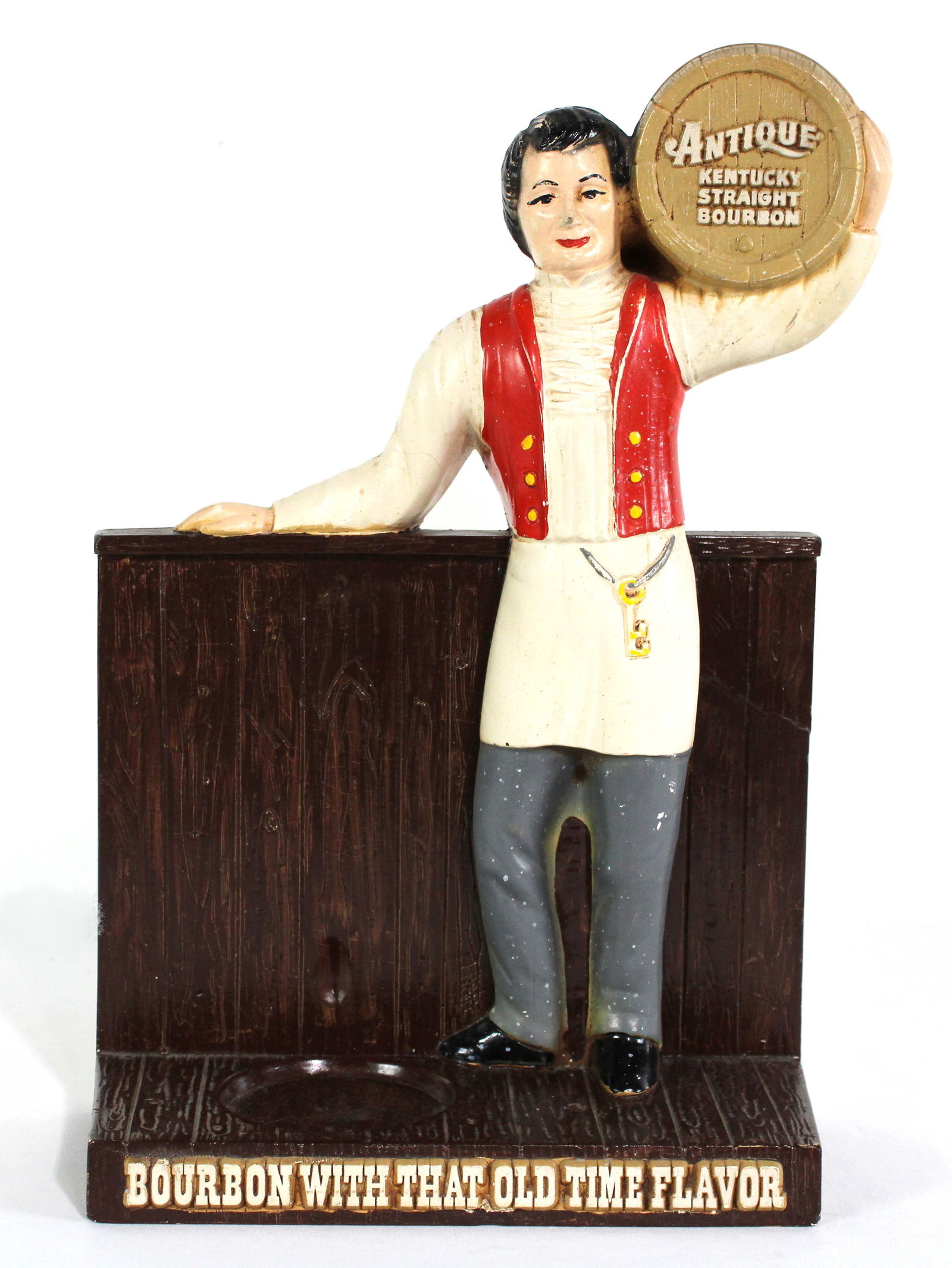 Antique Kentucky Straight Bourbon Chalkware Display (1 of 2)