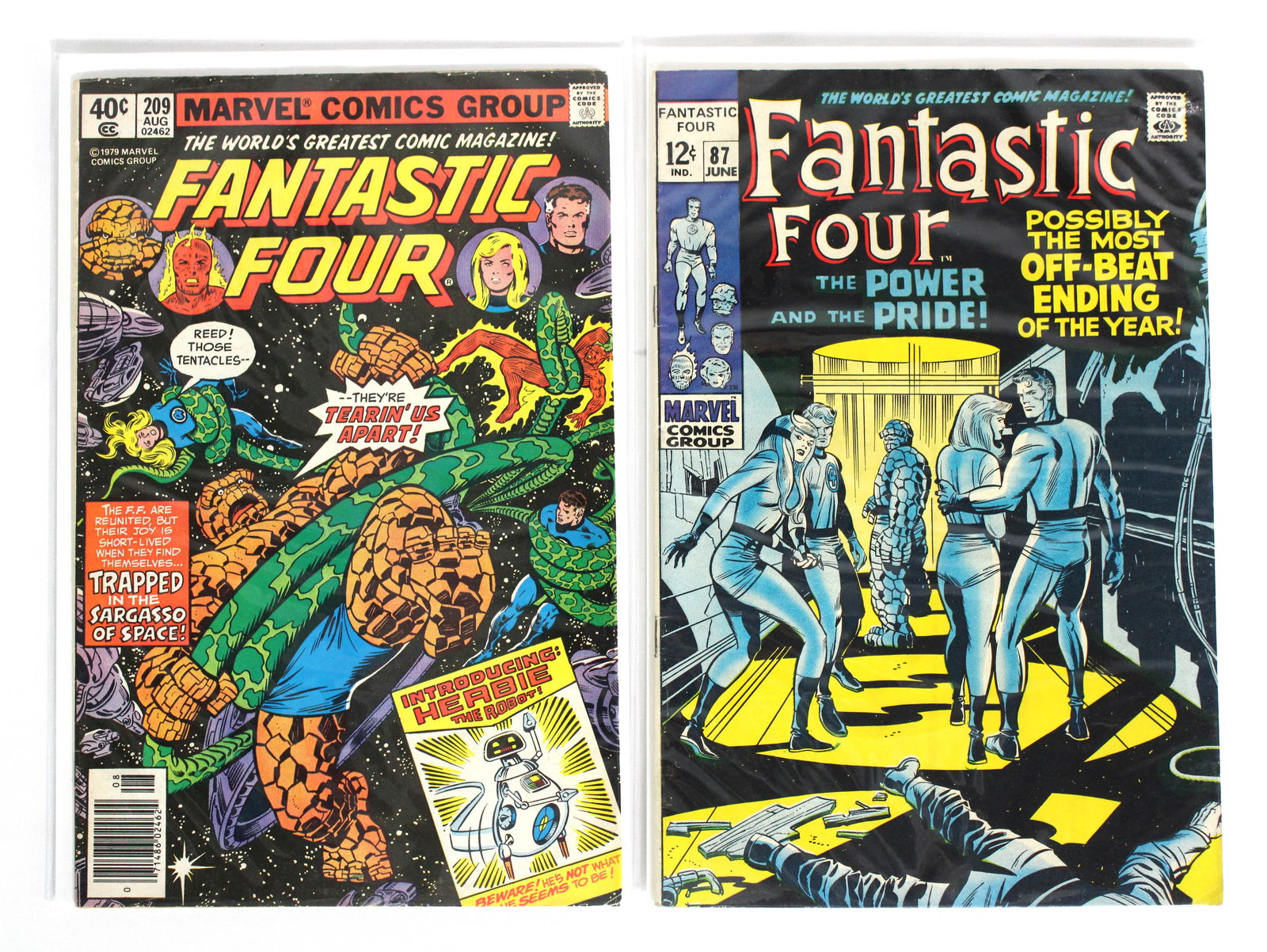 Marvel Comics The Fantastic Four Issues 87, 209 (1 of 1)