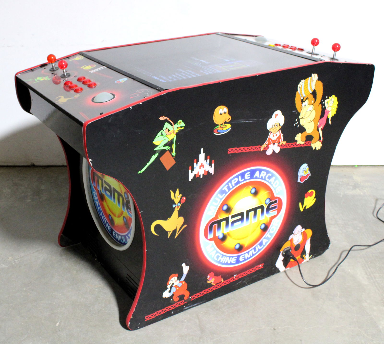 MAME Multiple Arcade Machine Emulator Multicade Cocktail Arcade Game, 500+ Games - 5