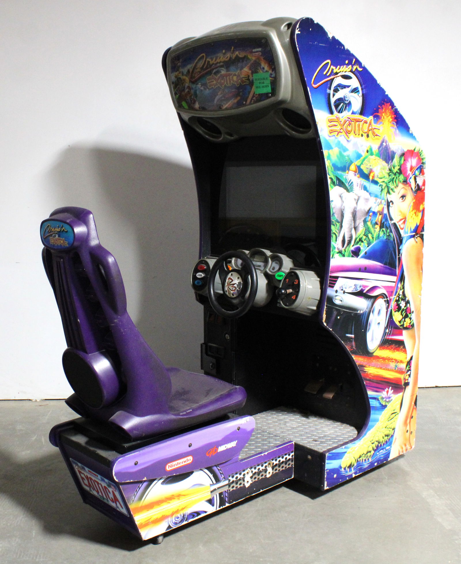 Midway Cruis'n Exotica Sit Down Racing Arcade Game (1 of 4)
