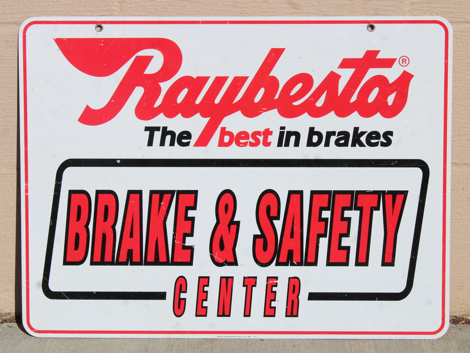 Raybestos Automotive DS Brake and Safety Center Sign (1 of 3)
