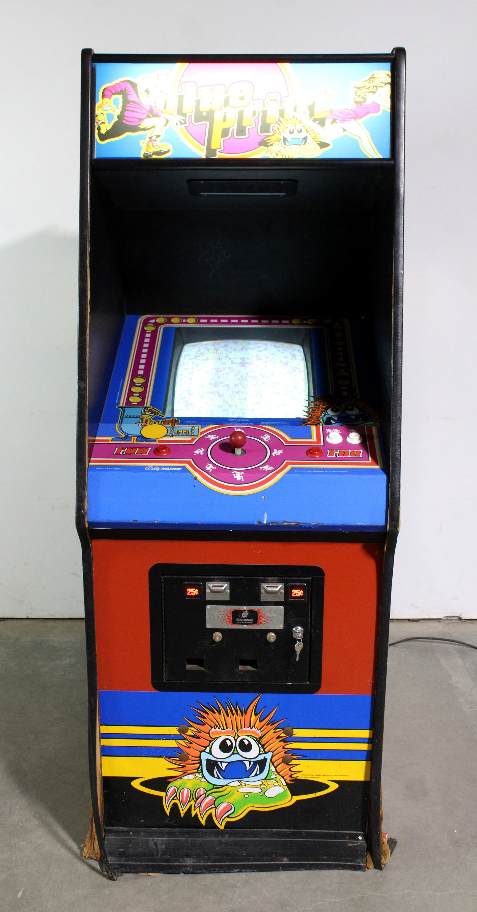 Bally Midway Blue Print Arcade Game (1 of 6)