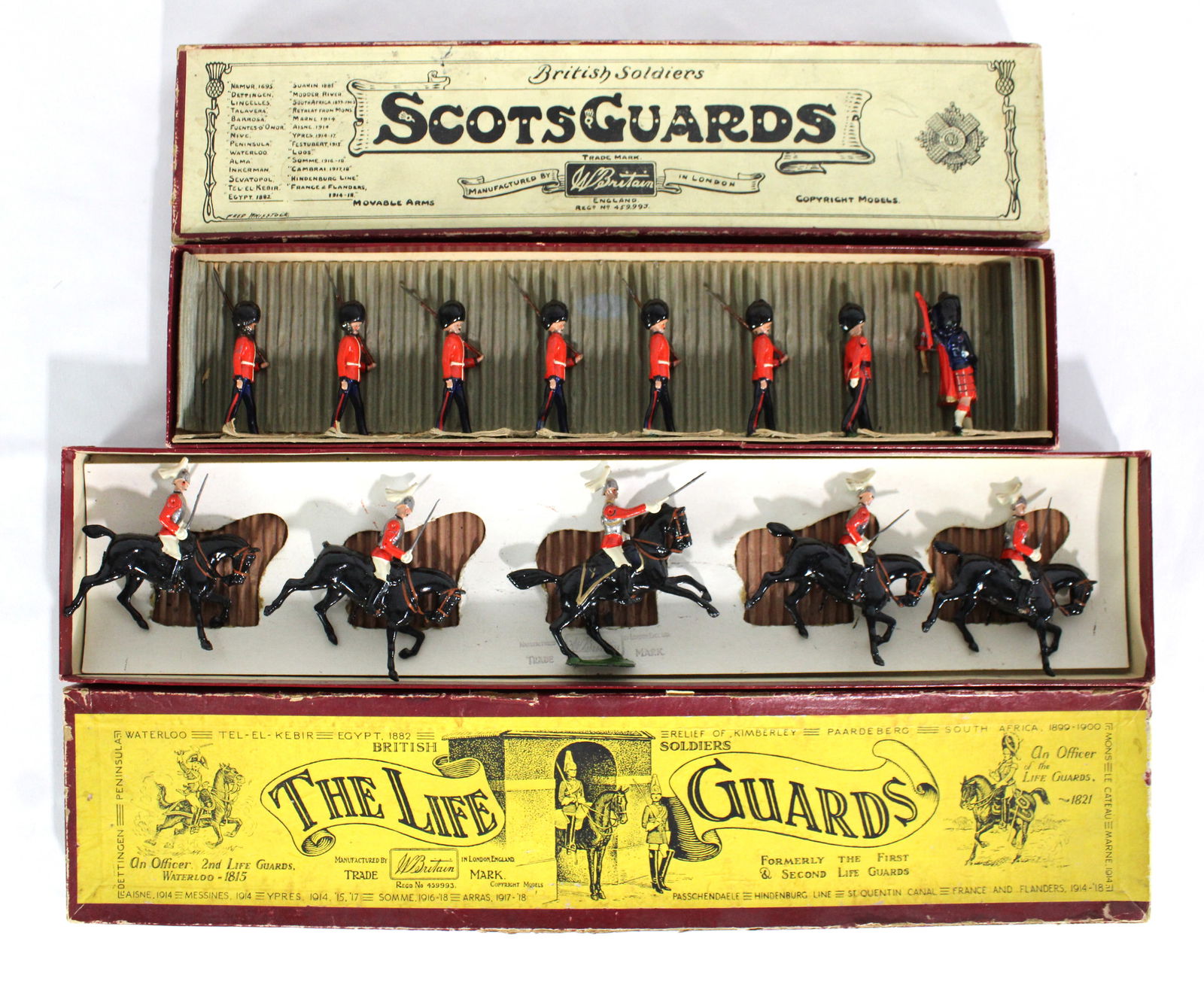 British Soldiers, ScotsGuards and The Life Guards toy Soldiers in Box (1 of 1)