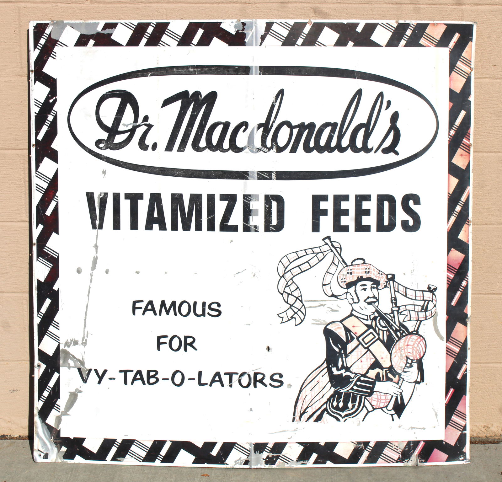 4FT Dr. Macdonald's Vitamized Feeds Sign (1 of 1)