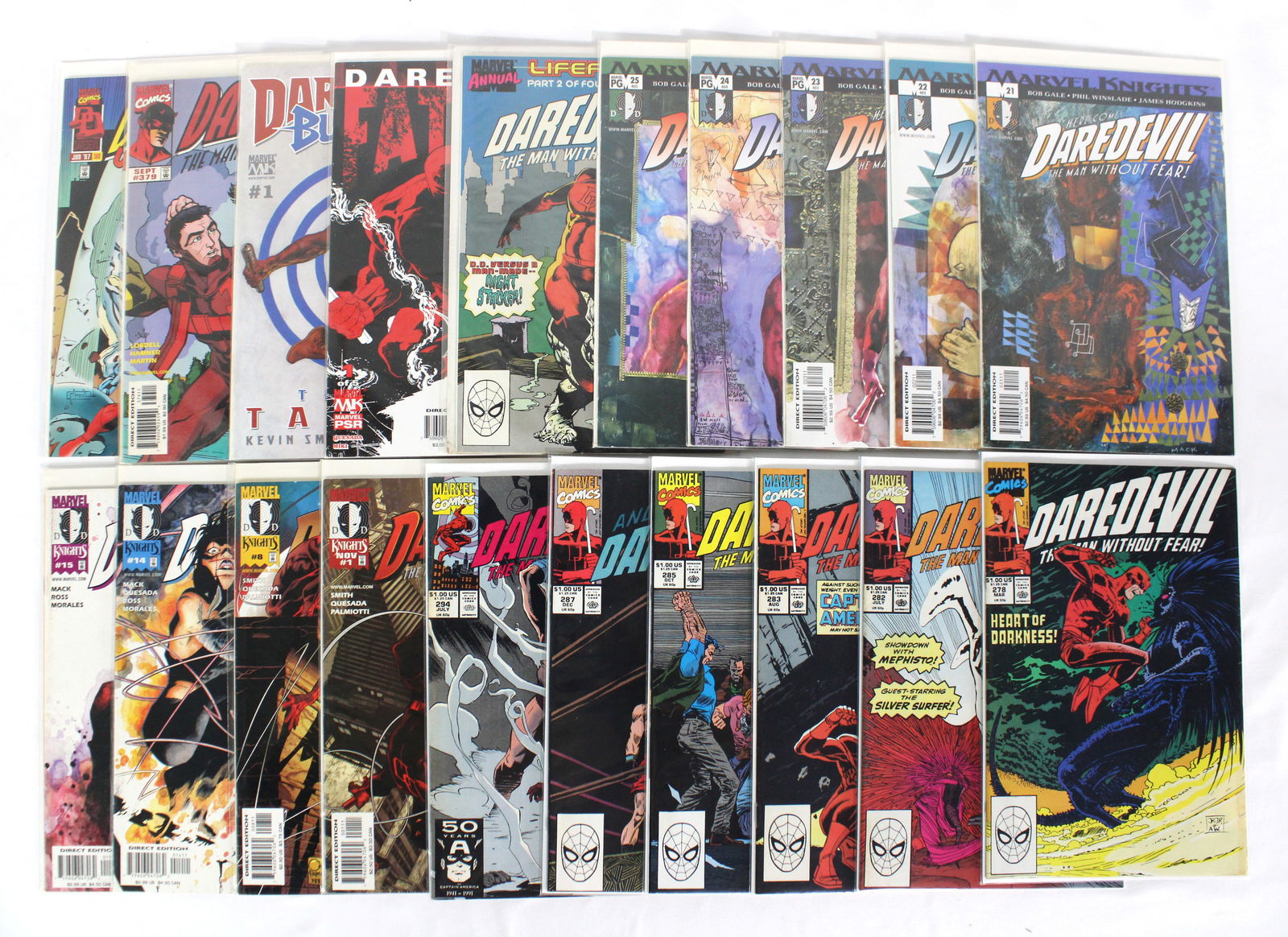 Marvel Comics Daredevil Mix Lot, incl. Marvel Knights Issue 1 (1 of 1)