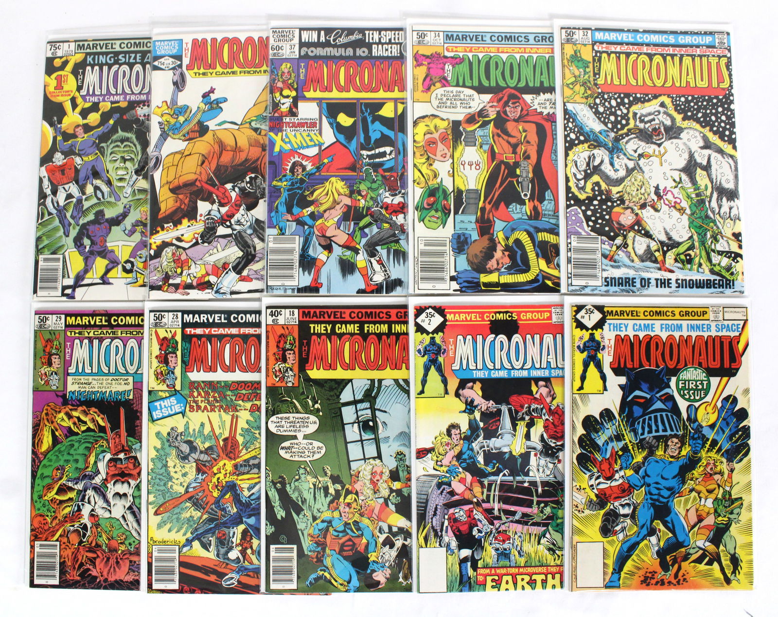 Marvel Comics The Micronauts Comic Books, Incl. Issue 1 (1 of 1)