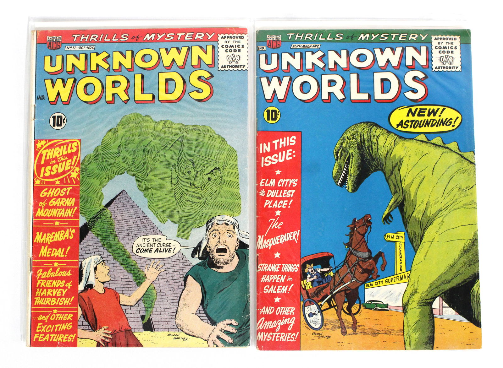 Unknown Worlds Comics Books, Issues 2 and 11 (1 of 1)