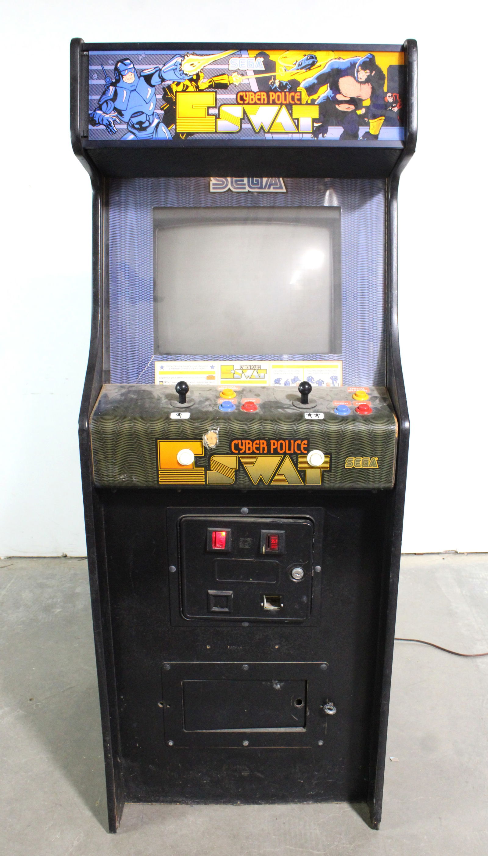 Sega Eswat Arcade Game (1 of 6)