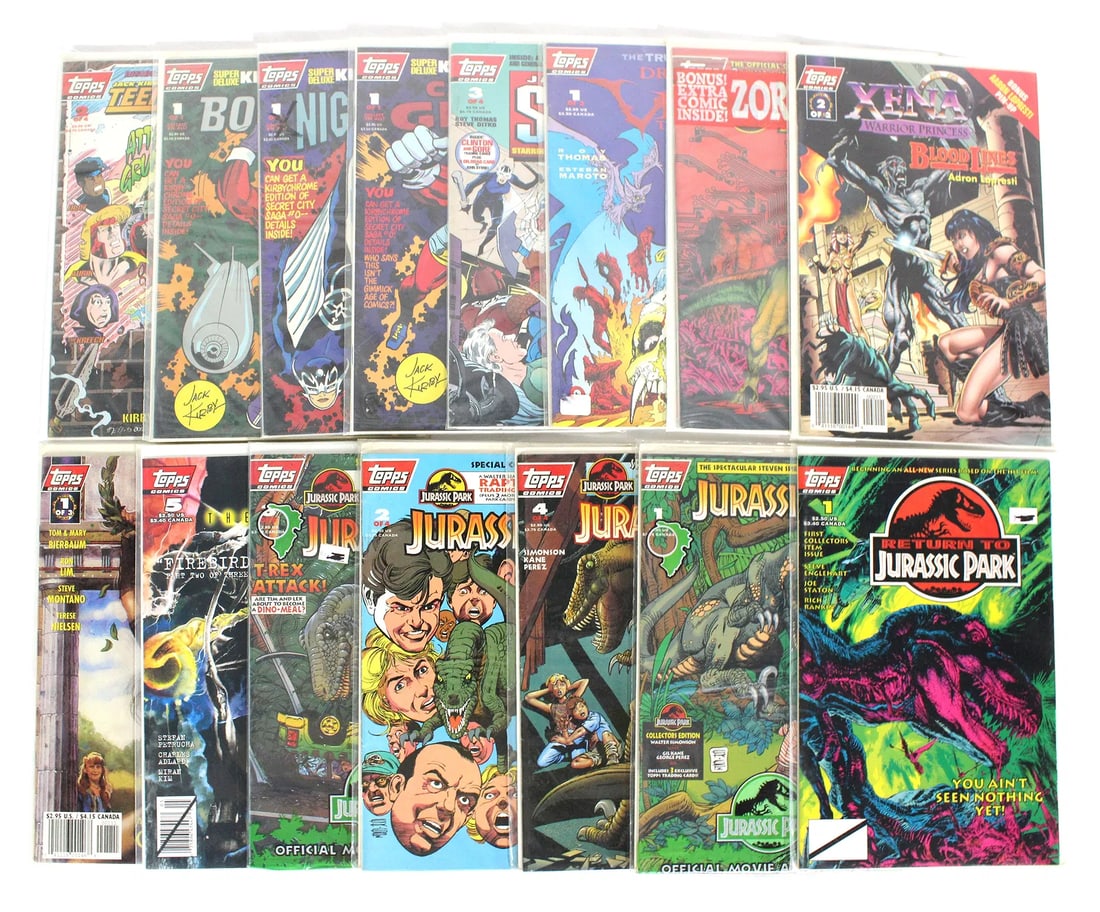 Topps Comics TV & Film Related Comic Book Lot incl. Jurassic Park, Xena and X-Files (1 of 1)