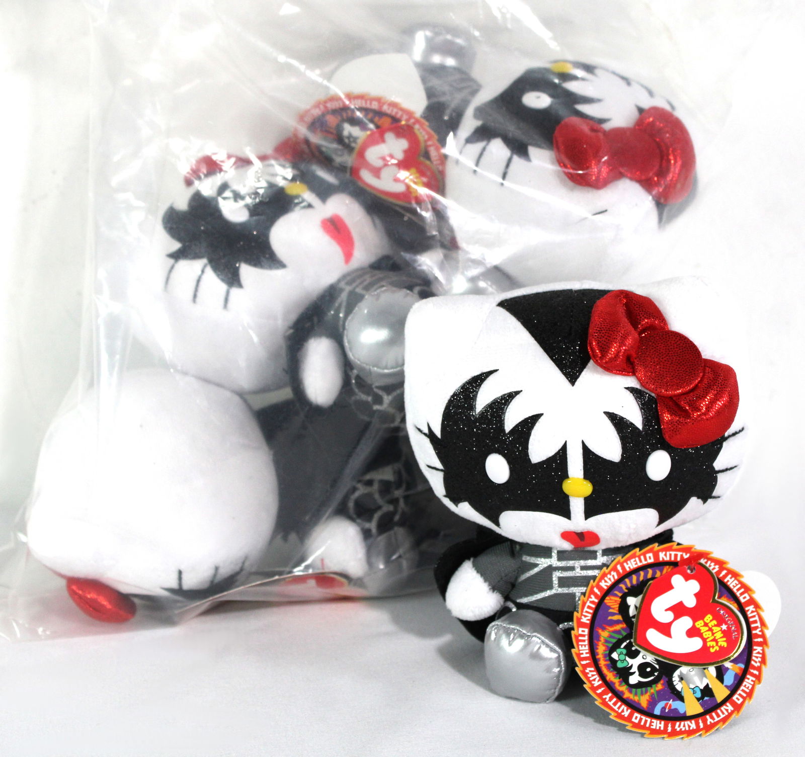 TY Hello Kitty / KISS Plush for Crane Arcade Games: Total of 5. In-house shipping available.
