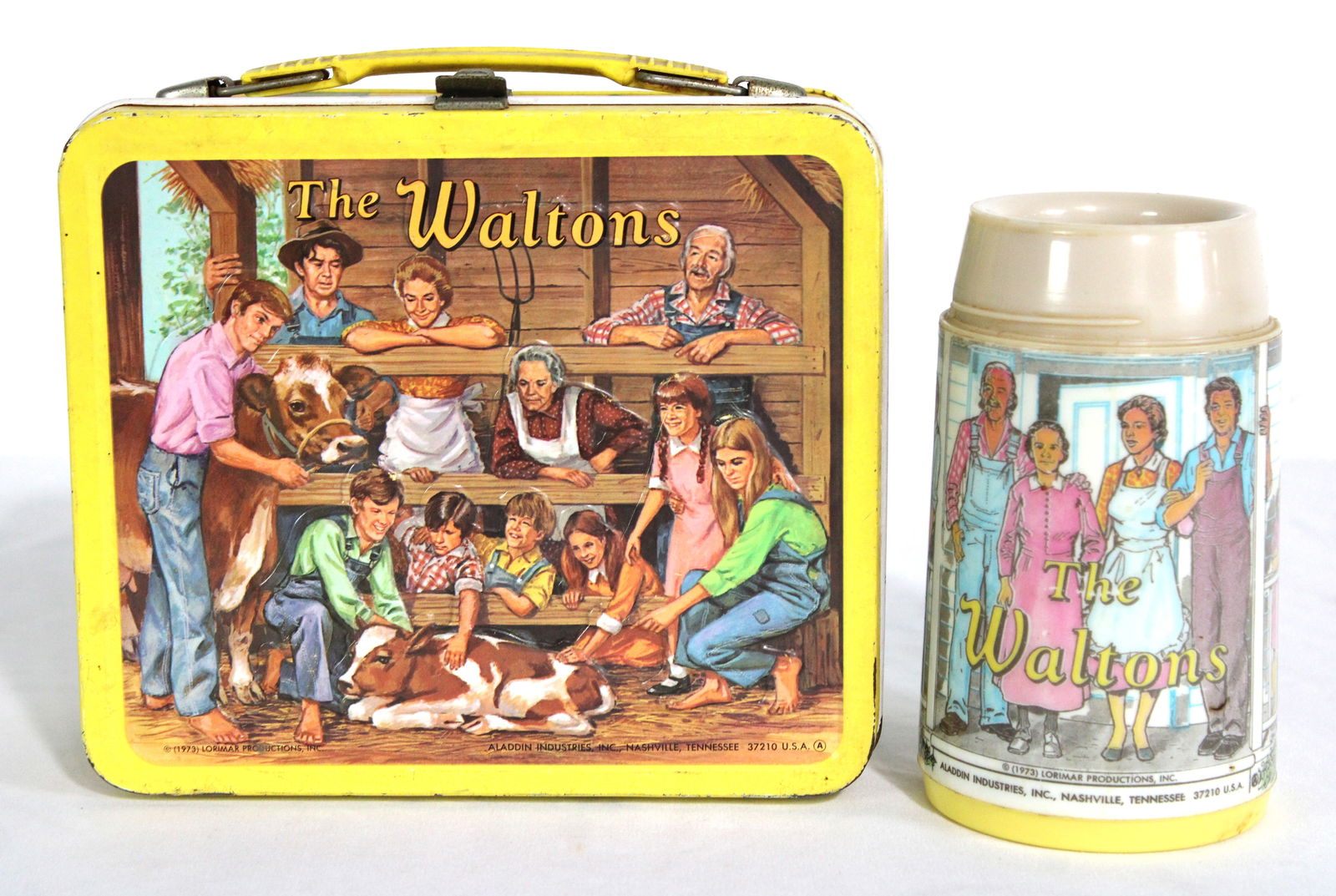 Aladdin The Waltons Tin Lunchbox with Thermos (1 of 3)
