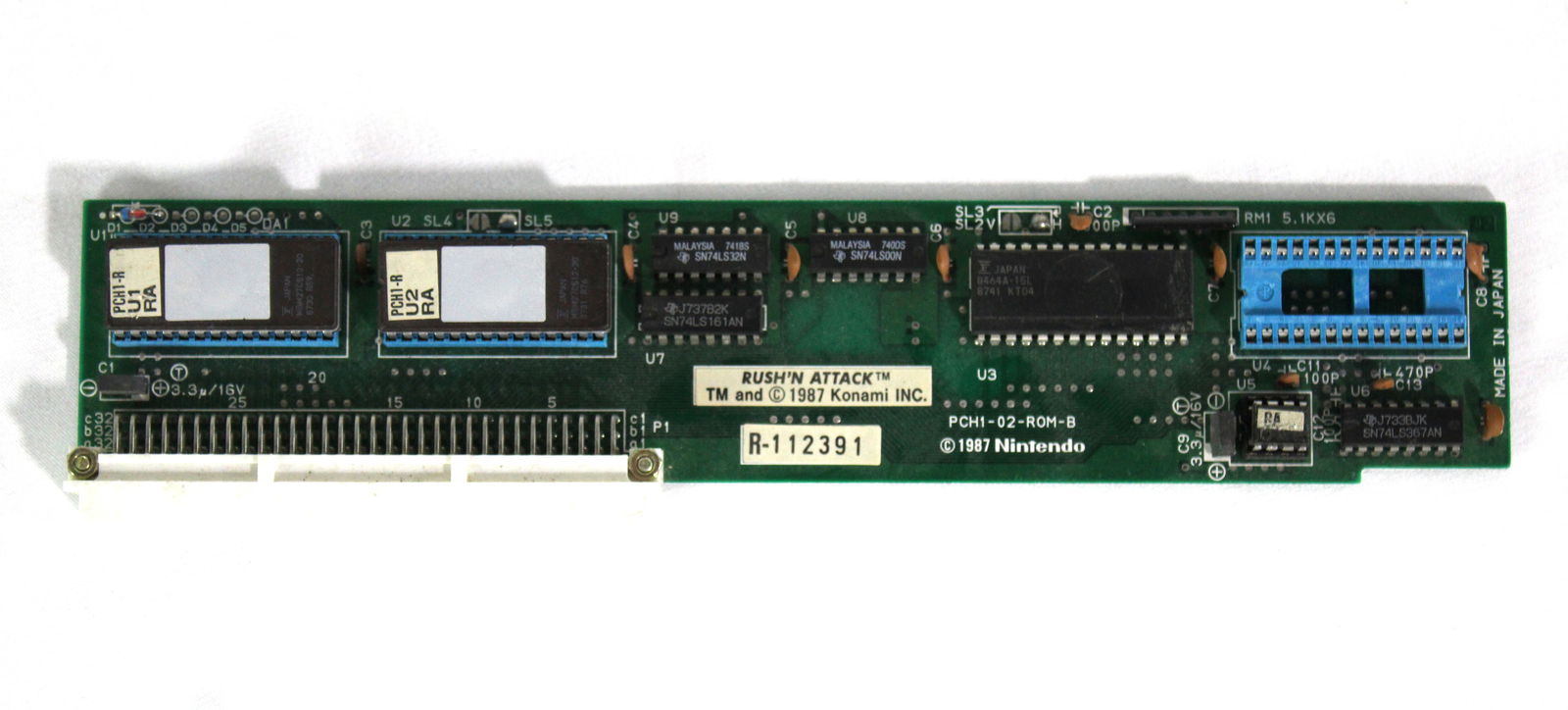 Rush'N Attack Nintendo Playchoice Arcade Cartridge (1 of 1)