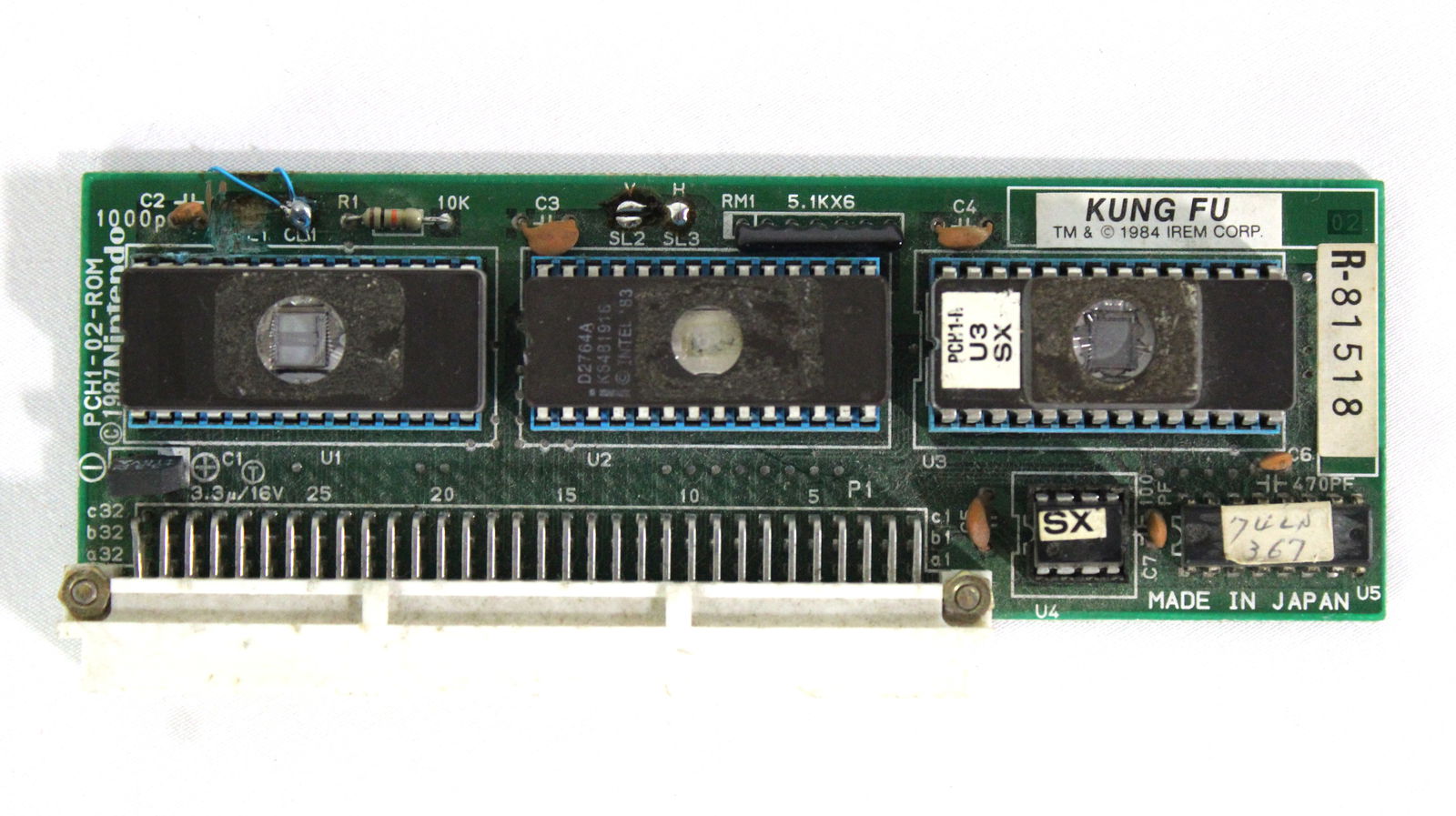 Kung Fu Nintendo Playchoice Arcade Cartridge (1 of 1)