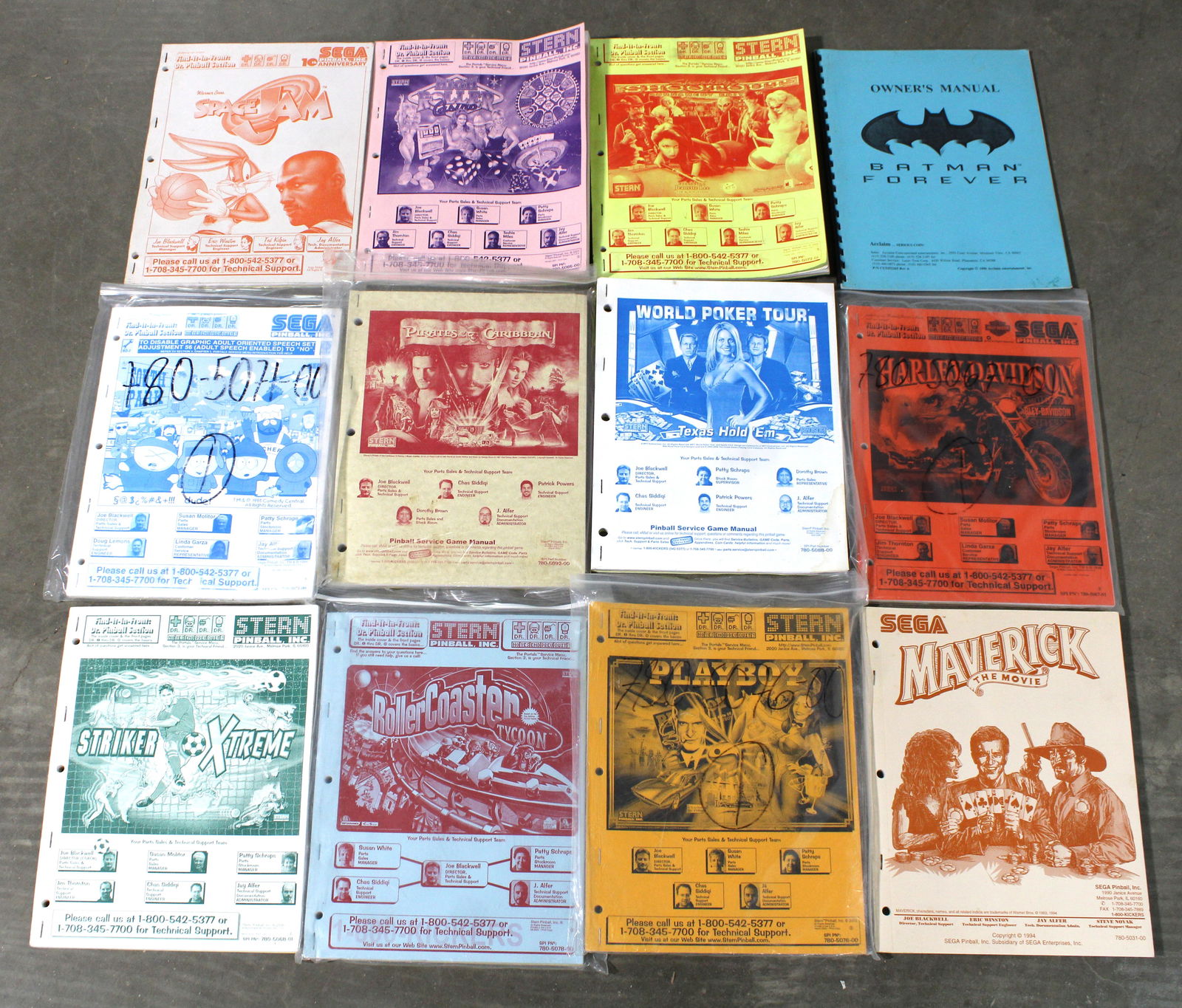 Pinball Manuals incl. South Park, Harley Davidson and Playboy (1 of 1)