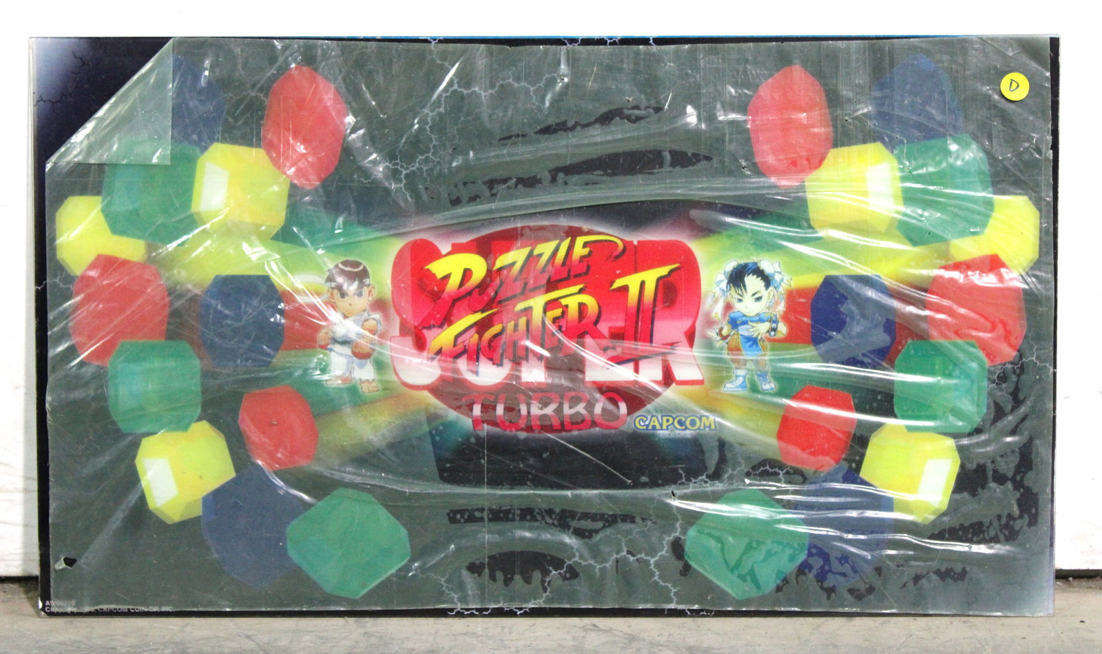 NOS Capcom Puzzle Fighter II Turbo Marquee: In-house shipping available.