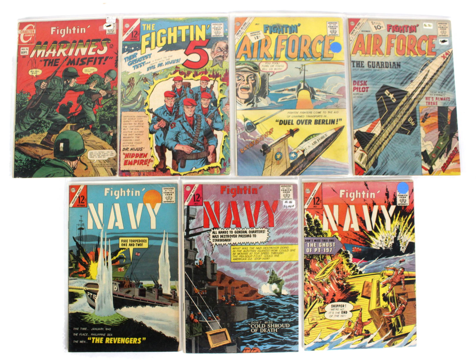 CDC War Comics Inc. Fightin' Navy, Airforce and Marines (1 of 1)