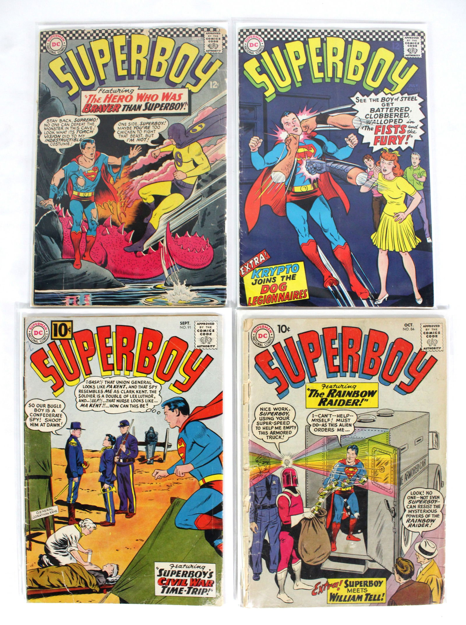 DC Superboy Comic Books, Incl. Issues 84, 91, 131 and 132 (1 of 1)