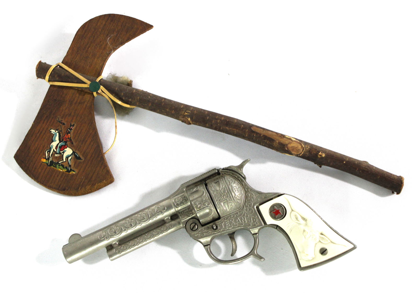 Cowboy / Indian Kid's Toys incl Texan Jr. Toy Gun: In-house shipping available.
