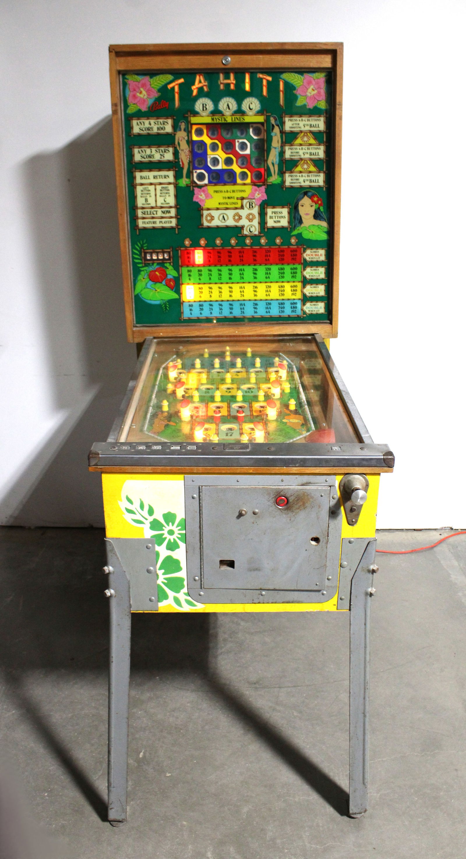 Bally Tahiti Bingo Pinball Machine (1 of 7)