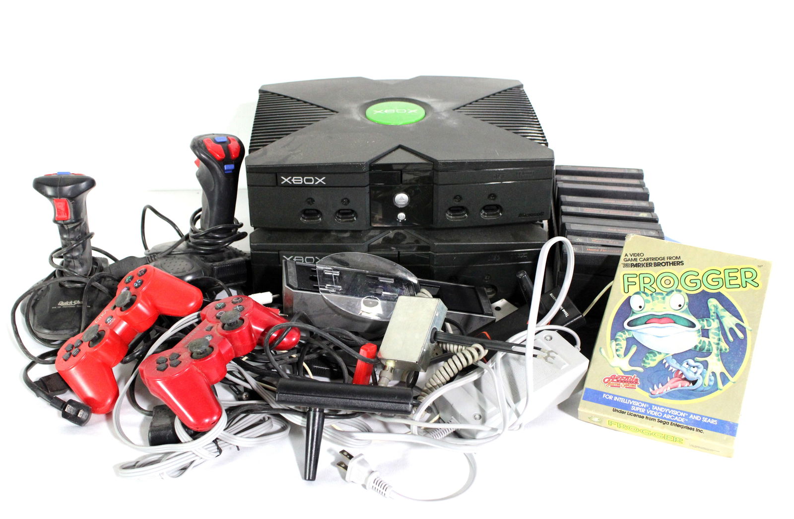 Large Lot of Home Arcade Items including X-Box, Sony and Texas Instruments (1 of 4)
