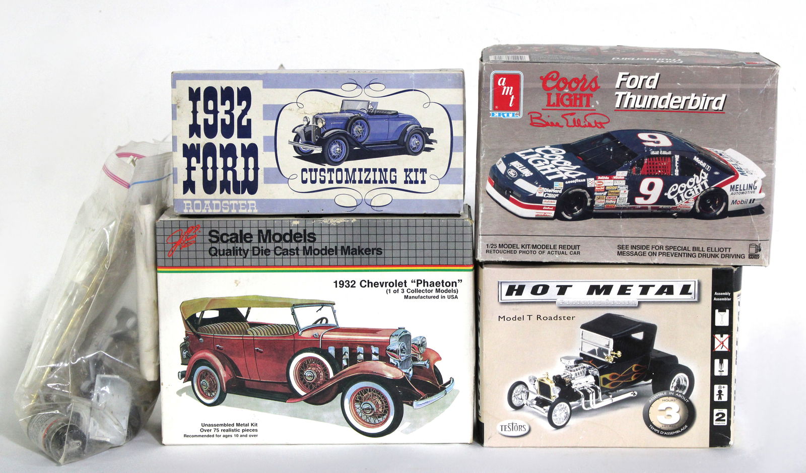 Scale Model Car Kits incl. AMT Ford Thunderbird (1 of 5)