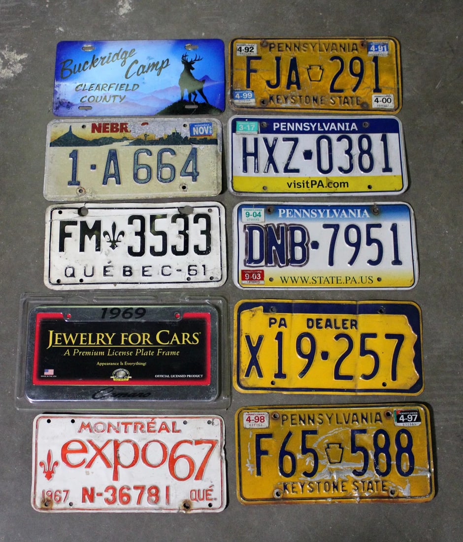 License Plates incl. Quebec and Montreal: In-house shipping available.