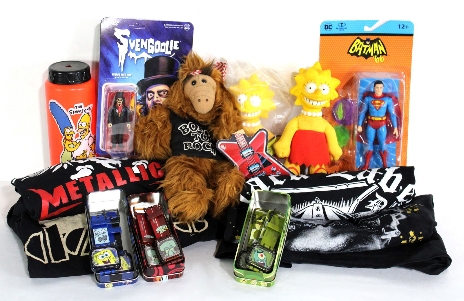 Pop Culture Collectibles incl. The Simpsons, Spongebob and Alf (1 of 4)