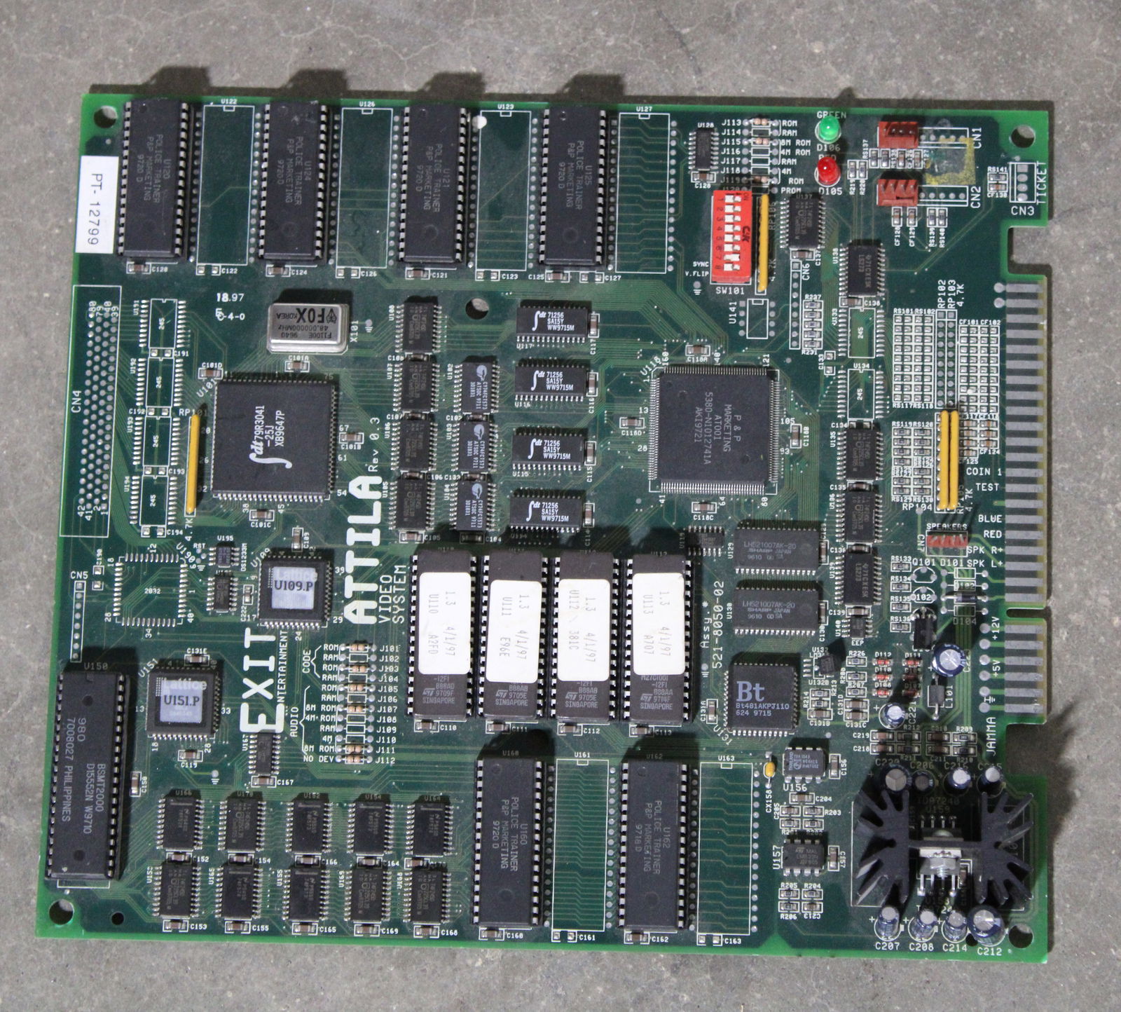 Police Trainer Arcade Game Board (1 of 2)