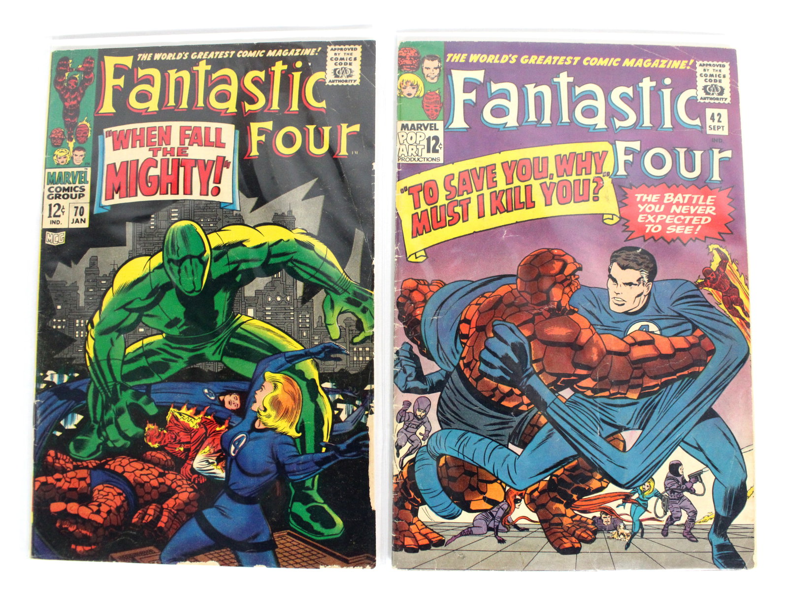 Marvel Comics Fantastic Four Issues 42 and 70 (1 of 1)