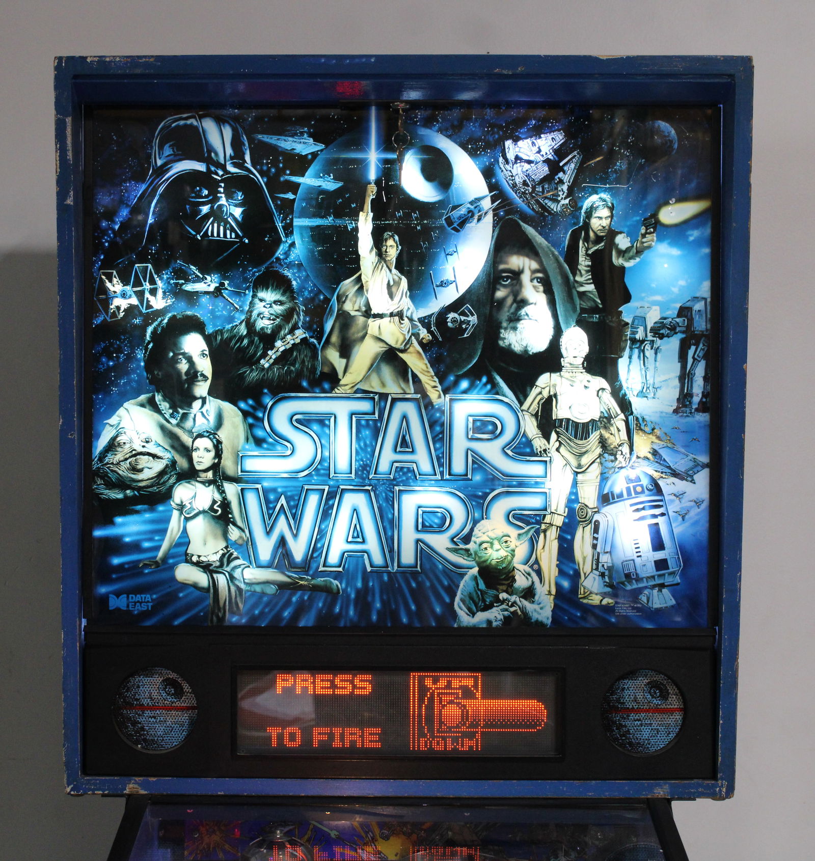 Data East Star Wars Pinball Machine with LED Lights - 2