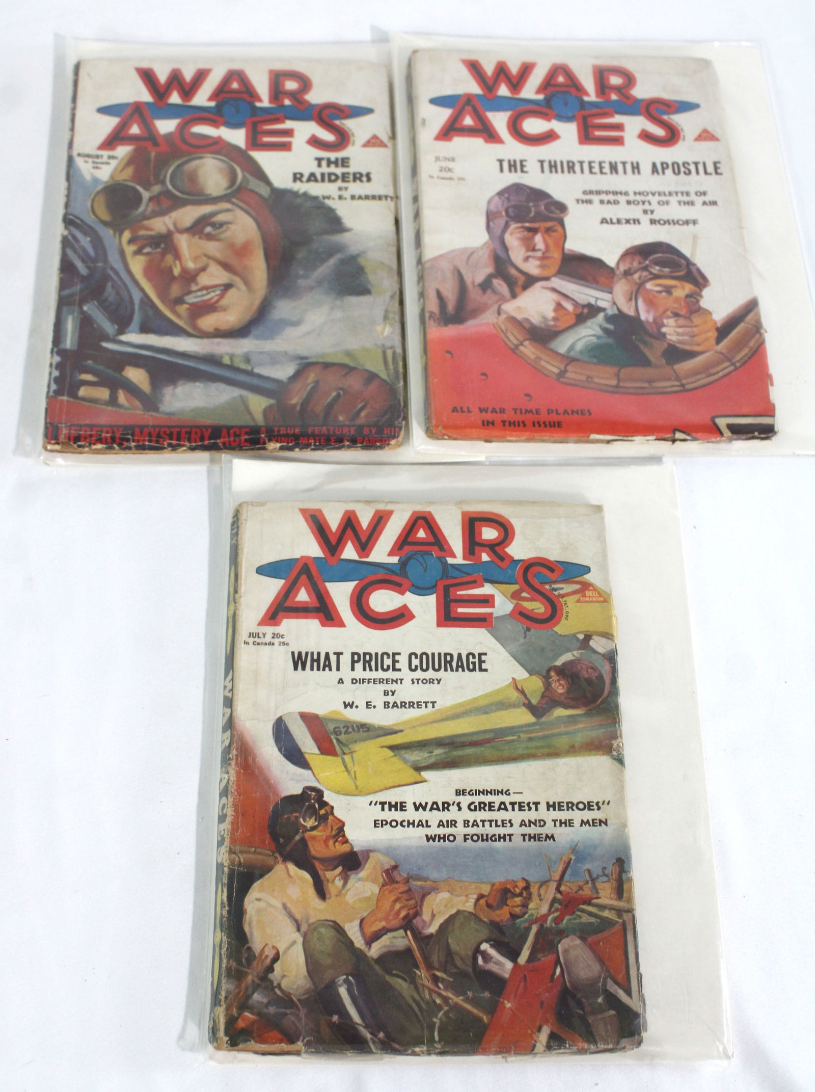 War Aces, Aviation Pulp Magazines - 4